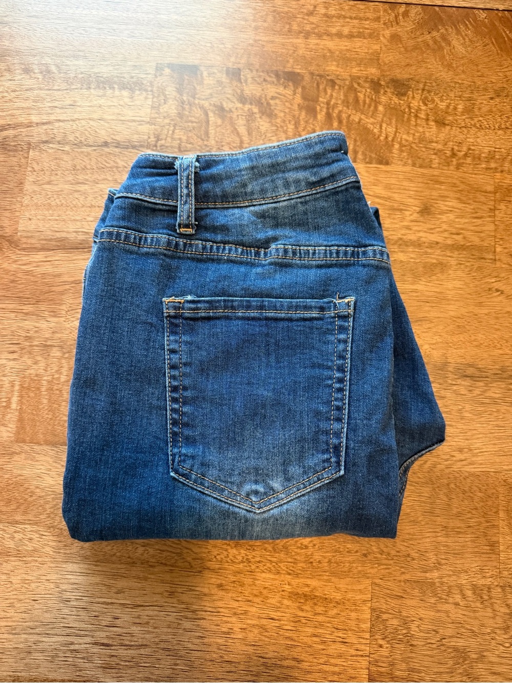 Forever 21 High-Waist Medium Blue Skinny Jeans